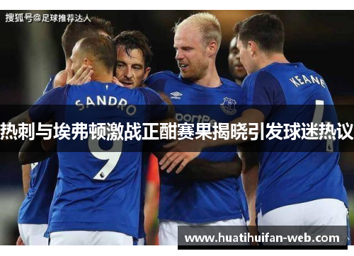 热刺与埃弗顿激战正酣赛果揭晓引发球迷热议